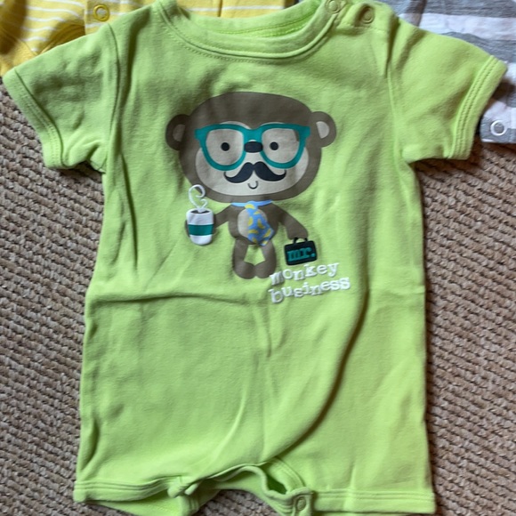 5 - Carter’s, Oshkosh, First Moments Rompers - Picture 4 of 13